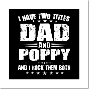 TWO TITLES DAD AND POPPY Posters and Art